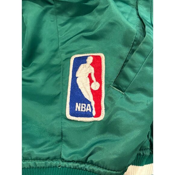 Vintage 1980's Starter Boston Celtics NBA Satin Jacket Green Men's Large - Picture 10 of 10